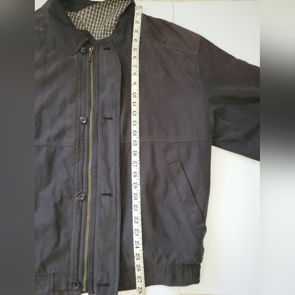 Bongardi Dark Grey Vintage Mens Farmcore Work Casual Jacket - Picture 4 of 10